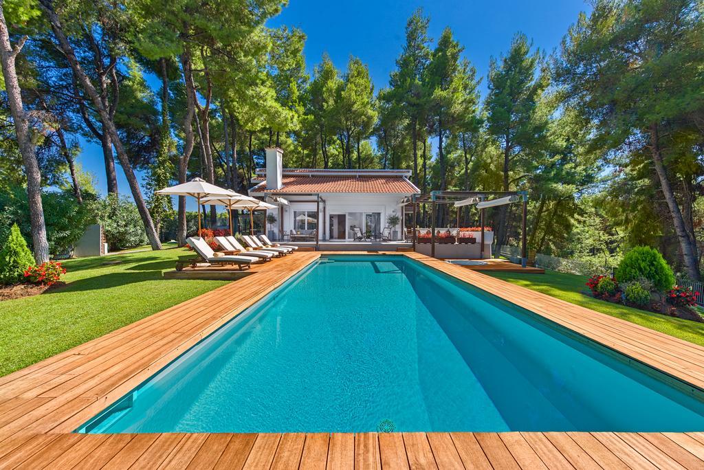 The White Villa At Sani Сани-Бич Экстерьер фото