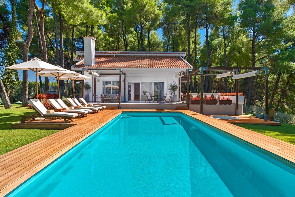 The White Villa At Sani Сани-Бич Экстерьер фото